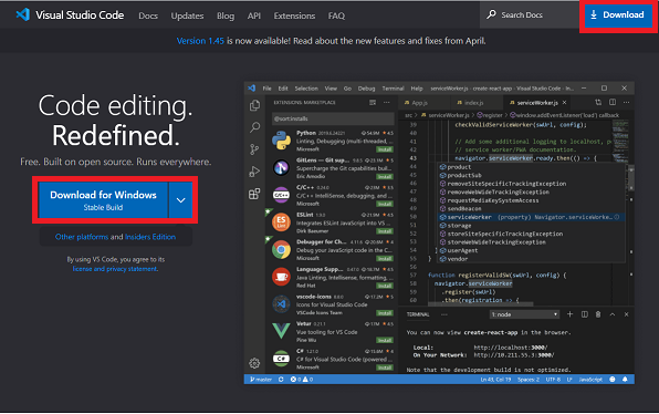 VSCode　ダウンロード